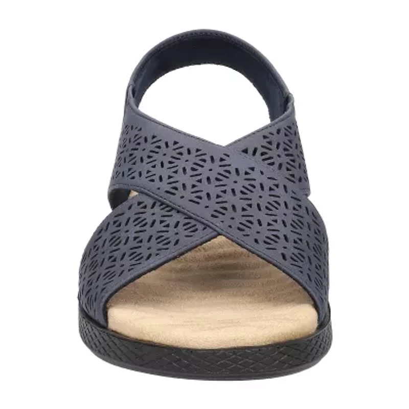 Easy Street Womens Claudia Wedge Sandals