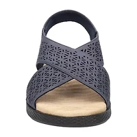 Easy Street Womens Claudia Wedge Sandals