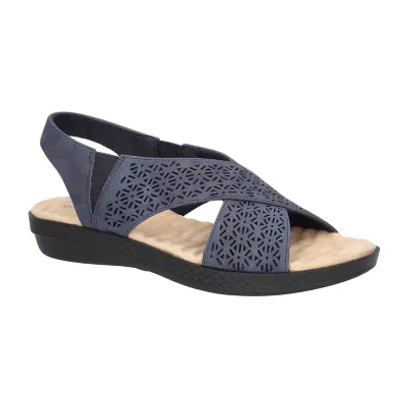 Easy Street Womens Claudia Wedge Sandals
