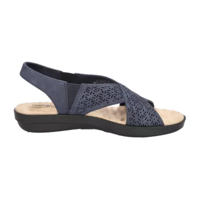 Easy Street Womens Claudia Wedge Sandals