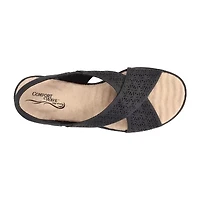 Easy Street Womens Claudia Wedge Sandals