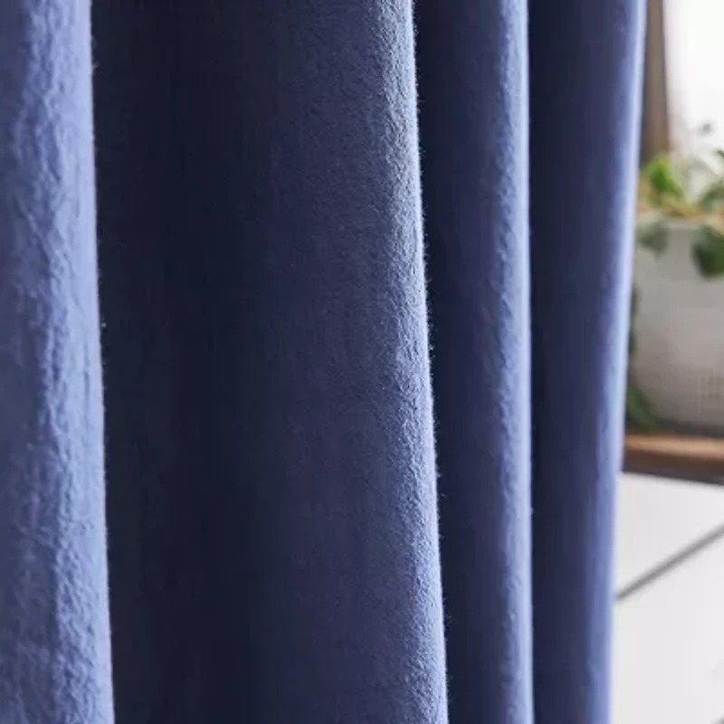 CHF Sanctuary Back Tab Light-Filtering Set of 2 Curtain Panel