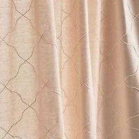 CHF Mallorca Back Tab Light-Filtering Set of 2 Curtain Panel