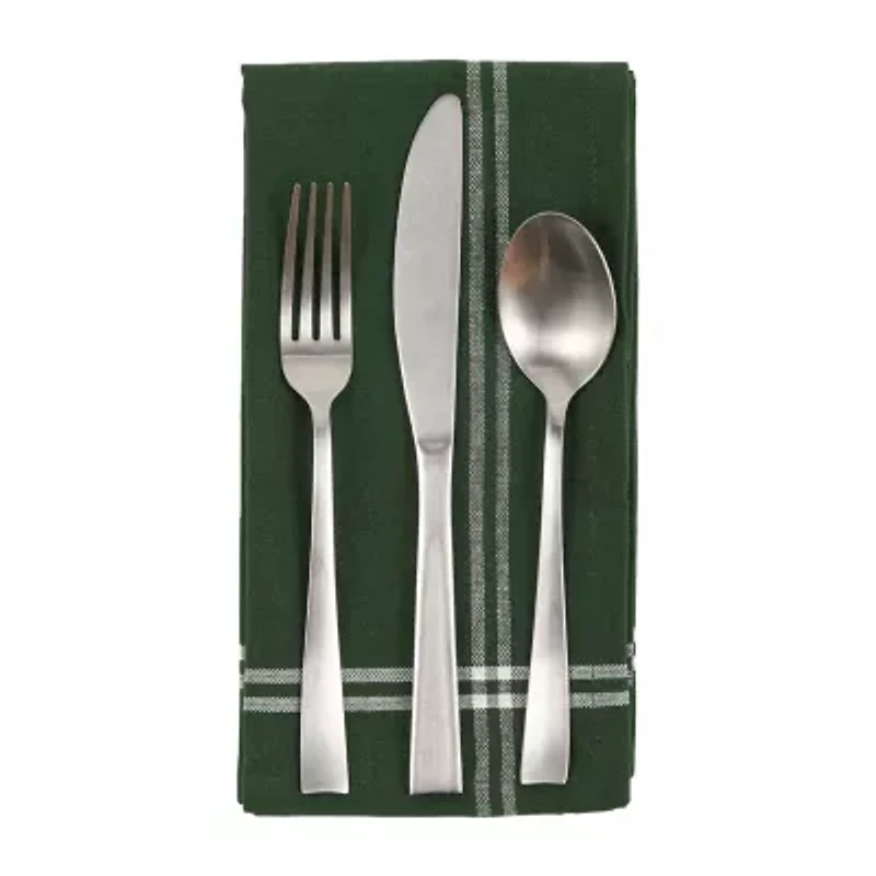 Design Imports Balsam Border Stripe 6-pc. Napkins