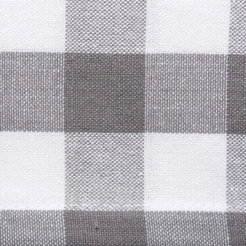 Design Imports Gray/White Checkers 6-pc. Napkins