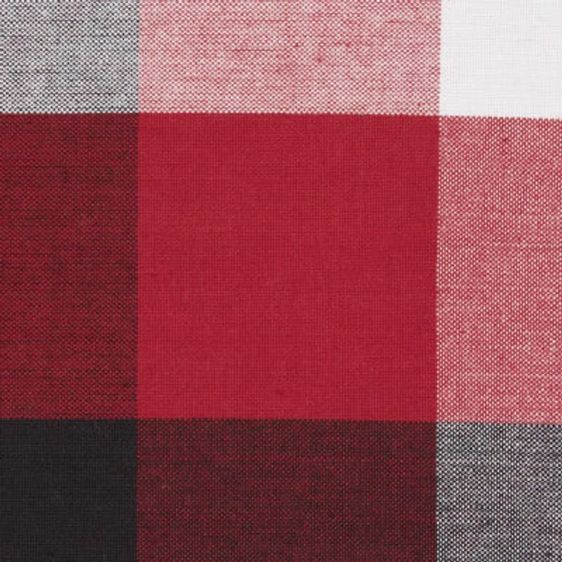 Design Imports Cardinal Red Tri Color Check 6-pc. Napkins