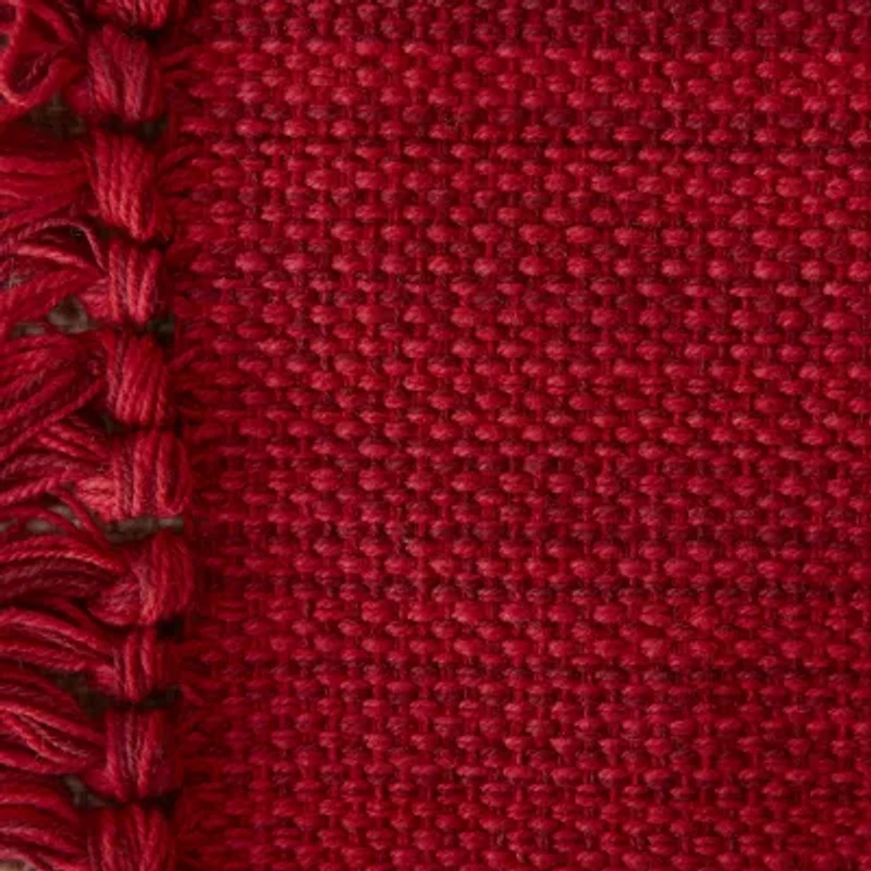 Design Imports Tango Red Fringe 8-pc. Placemats & Napkin Set