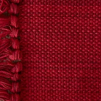 Design Imports Tango Red Fringe 8-pc. Placemats & Napkin Set