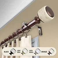 Rod Desyne Morton 1 Adjustable Curtain