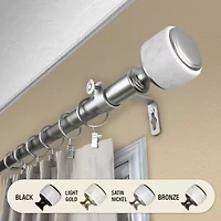 Rod Desyne Morton 1 Adjustable Curtain