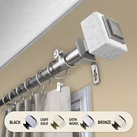 Rod Desyne Estelle 1 Adjustable Curtain