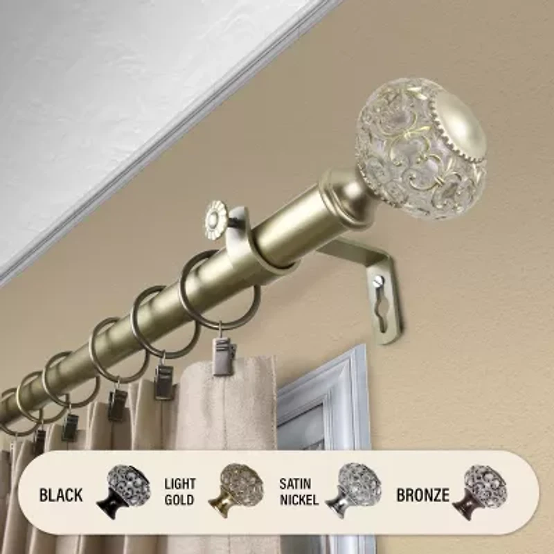 Rod Desyne Elsie 1 Adjustable Curtain