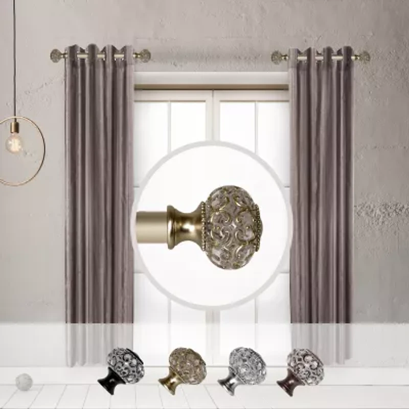 Rod Desyne Elsie 1 Adjustable Side Curtain