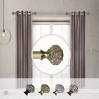 Rod Desyne Elsie 1 Adjustable Side Curtain