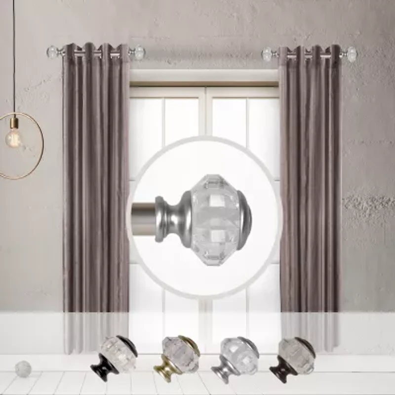 Rod Desyne Inez 1 Adjustable Side Curtain