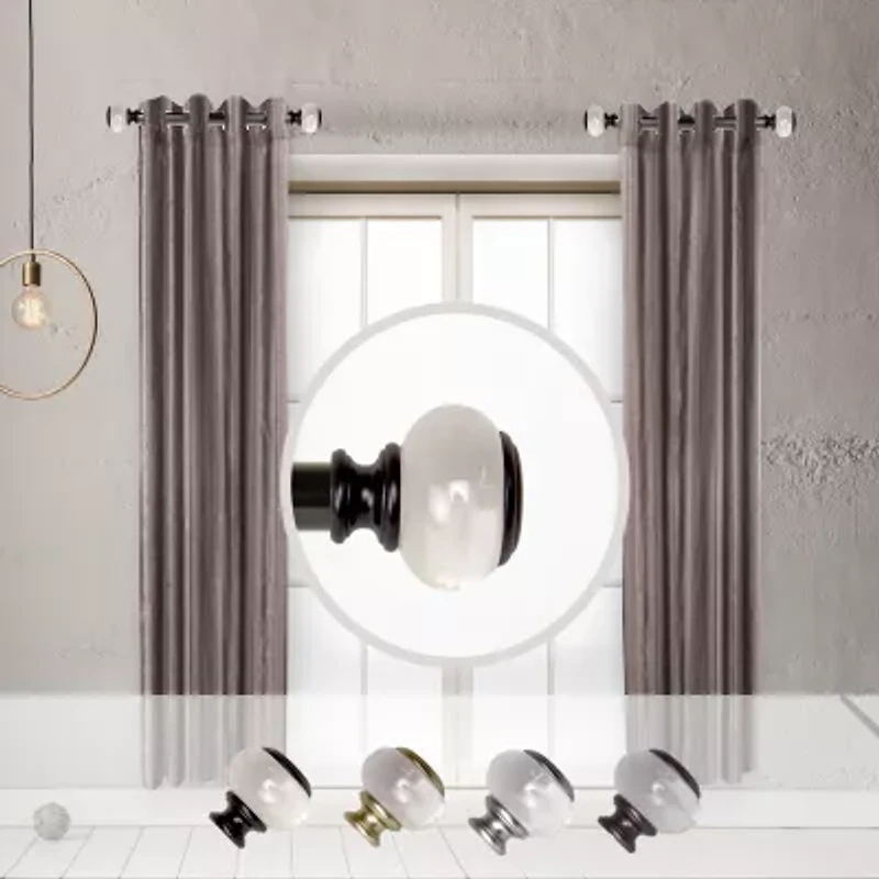 Rod Desyne Ironwood 1 Adjustable Side Curtain