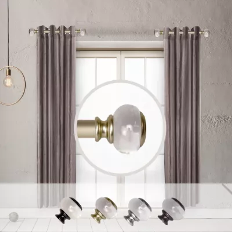 Rod Desyne Ironwood 1 Adjustable Side Curtain