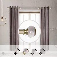 Rod Desyne Ironwood 1 Adjustable Side Curtain