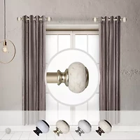 Rod Desyne Vernon 1 Adjustable Side Curtain