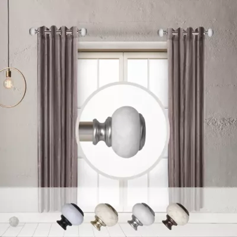 Rod Desyne Vernon 1 Adjustable Side Curtain
