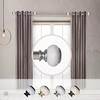 Rod Desyne Vernon 1 Adjustable Side Curtain