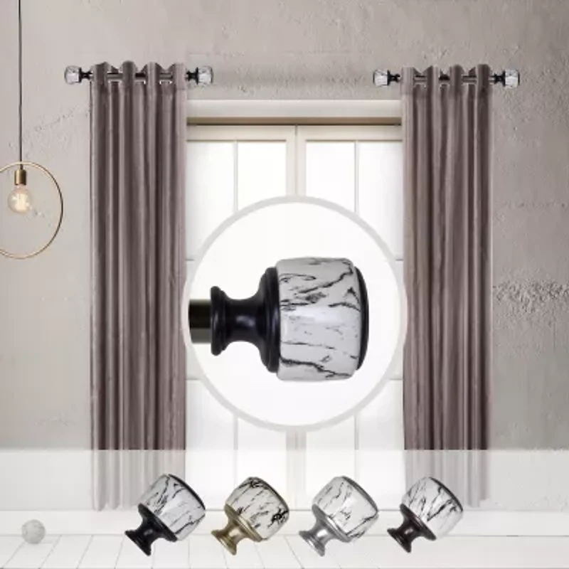 Rod Desyne Josephine 1 Adjustable Side Curtain