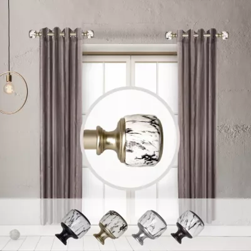 Rod Desyne Josephine 1 Adjustable Side Curtain