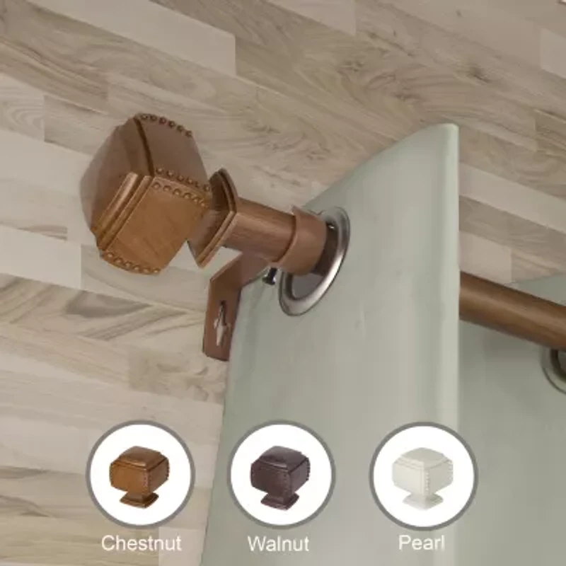 Rod Desyne Isabella 1 Adjustable Curtain