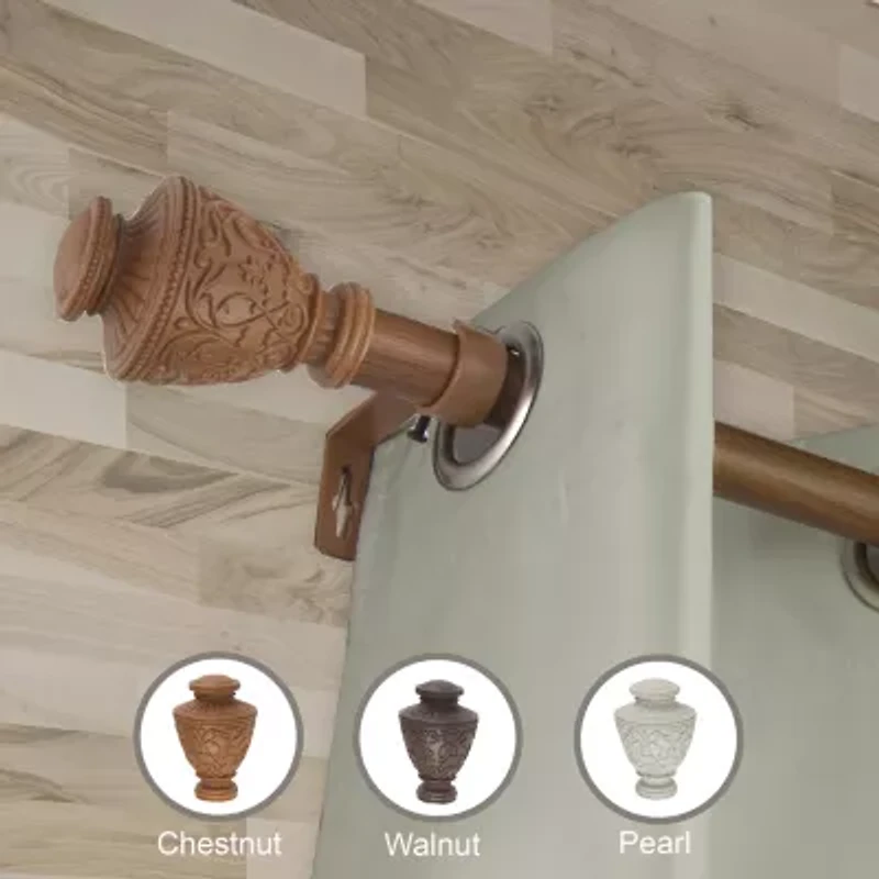 Rod Desyne Veda 1 Adjustable Curtain
