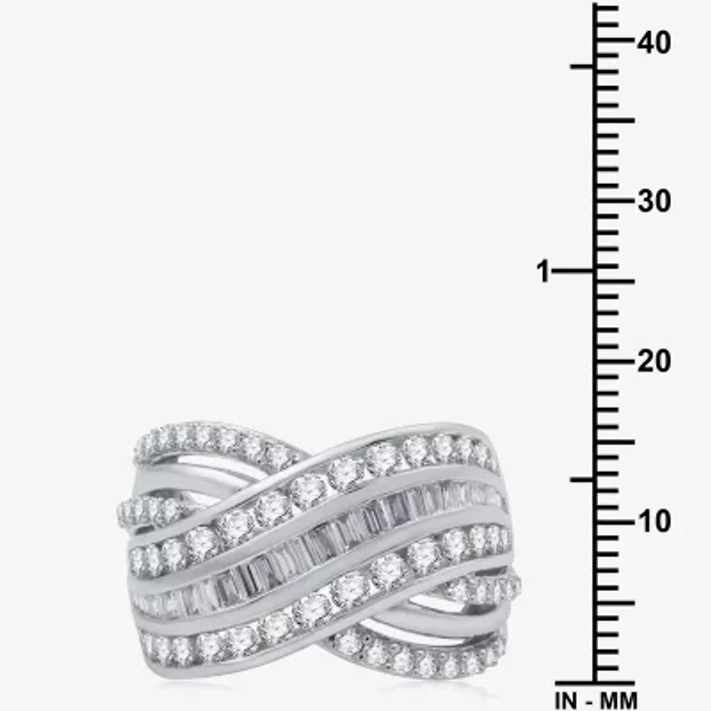 (H-I / I1) Womens 2 CT. T.W. Lab Grown White Diamond 10K Gold Band