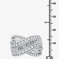 (H-I / I1) Womens 2 CT. T.W. Lab Grown White Diamond 10K Gold Band