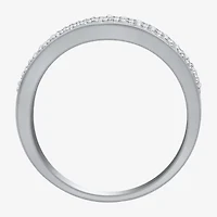 Womens 1 CT. T.W. Natural White Diamond 10K Gold Anniversary Wedding Band