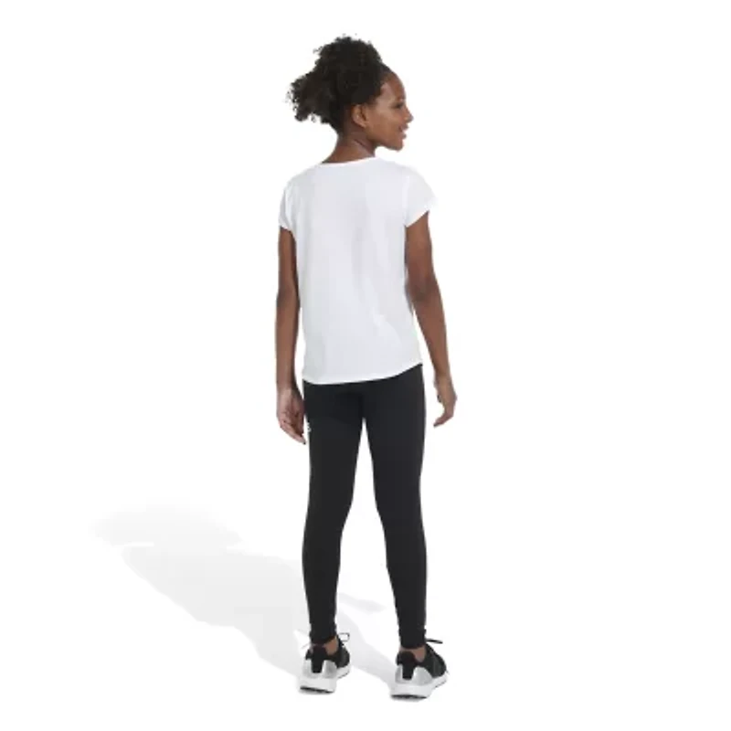 adidas Big Kid Girls Mid Rise Active Full Length Leggings