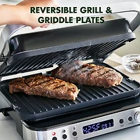 Greenpan Contact Grill Giddle Stainless Steel