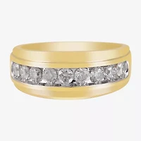 9M 1 CT.T.W. Natural Diamond Wedding Band 10K Gold