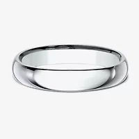 Womens 10K Yellow Gold 4MM Comfort-Fit Wedding Band