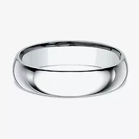 Mens 10K Yellow Gold 5MM Comfort-Fit Wedding Band
