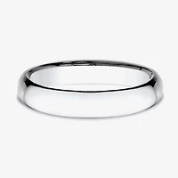 Womens 14K Yellow Gold 4MM Light Comfort-Fit Wedding Band