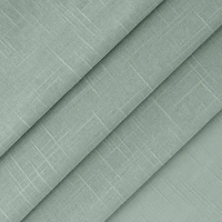 Fieldcrest Arden Solid Cotton Grommet Top Sheer Single Curtain Panel