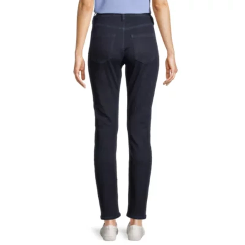 Liz Claiborne Womens Sara Mid Rise Slim Fit, Skinny Leg Jean