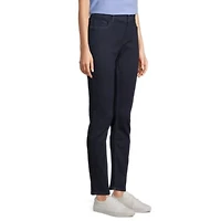 Liz Claiborne Womens Sara Mid Rise Slim Fit, Skinny Leg Jean