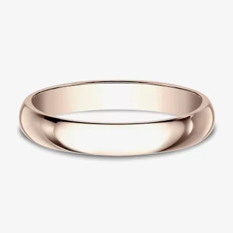 Womens 3MM 10K Gold Wedding Band