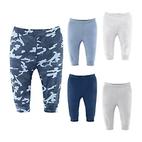 The Peanutshell Blue Camo Baby Boys Tapered Regular Fit Pull-On Pant