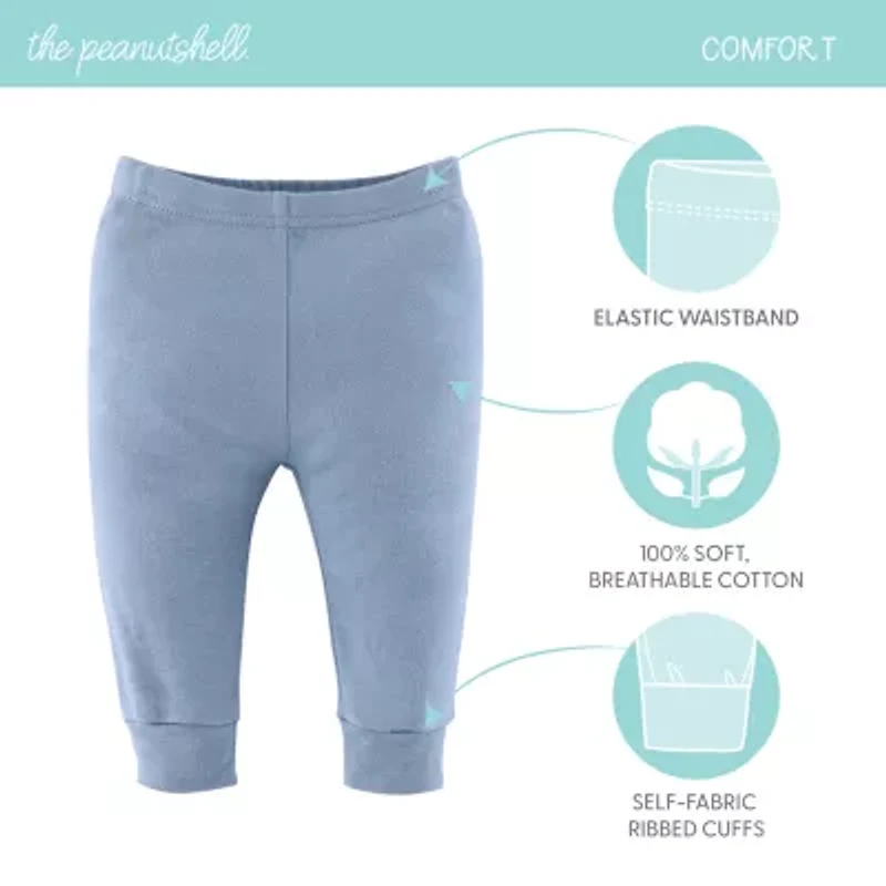 The Peanutshell Blue Camo Baby Boys Tapered Regular Fit Pull-On Pant
