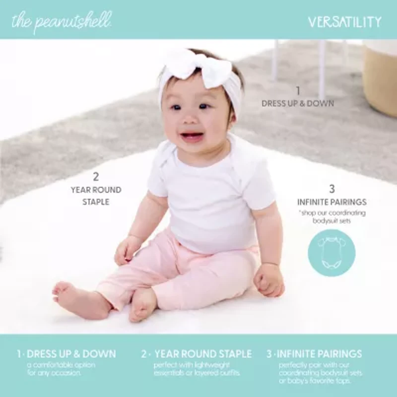 The Peanutshell Rainbow Safari Baby Girls Tapered Regular Fit Pull-On Pant