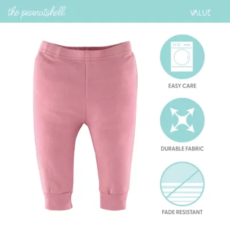 The Peanutshell Rainbow Safari Baby Girls Tapered Regular Fit Pull-On Pant