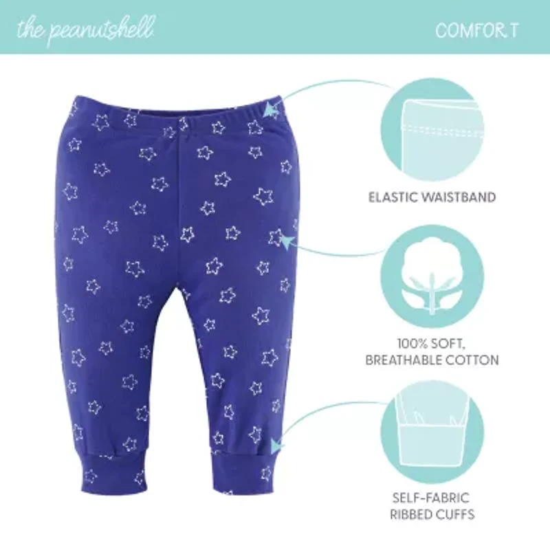The Peanutshell Elephant Brights Baby Unisex Tapered Regular Fit Pull-On Pant