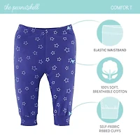 The Peanutshell Elephant Brights Baby Unisex Tapered Regular Fit Pull-On Pant