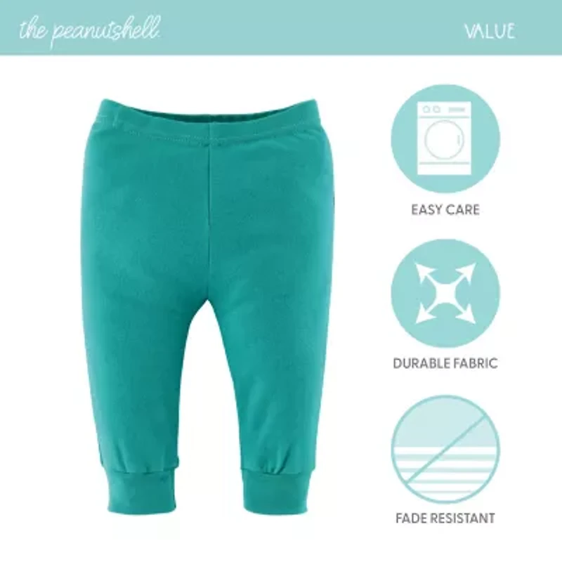 The Peanutshell Elephant Brights Baby Unisex Tapered Regular Fit Pull-On Pant