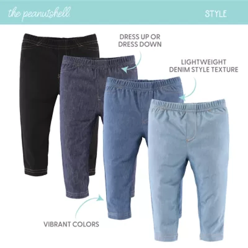 The Peanutshell Baby Unisex Slim Regular Fit Pull-On Pant